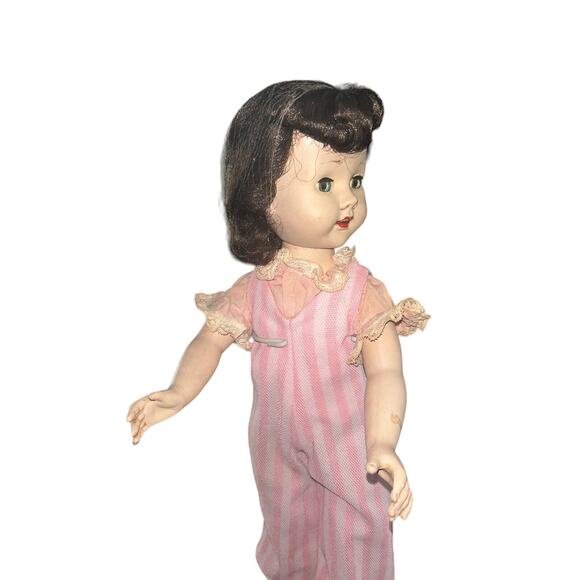 Vintage Walker Doll FairyLand Toy Prod. Composition Sleepy Eye in pink outfit - Picture 2 of 16